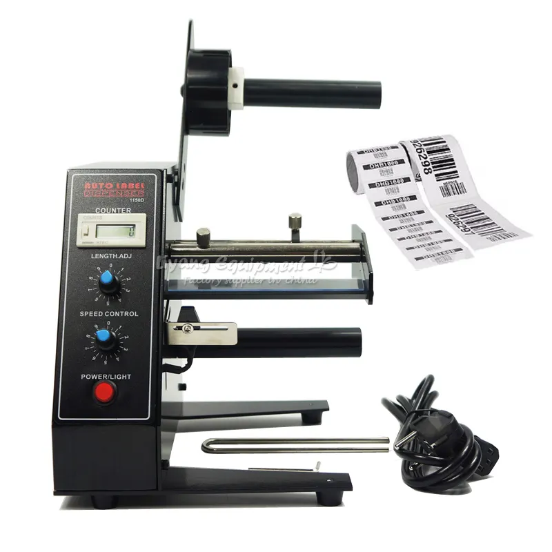 Automatische Label Dispenser Machine Apparaat Sticker 220V 50Hz Strippen Label Machine AL-1150D Label Doseren Machine