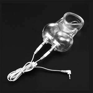 Мог электрошок БДСМ секс Мошонка рукав секс-игрушка мужской пенис задержка электрический стимулятор чистый черный аксессуары - Product Image 3