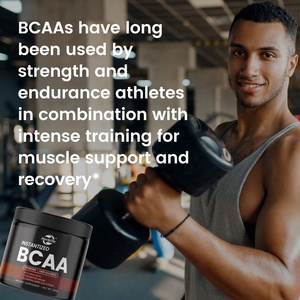 Oem ODM Hot Bán tăng cân axit amin bổ sung Unflavored instantized BCAA bột - Product Image 3