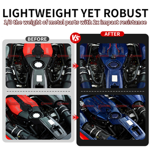 Blue Color OEM Style Dry Carbon Fiber Engine Oil Filler Cap Cover Engine Parts for Ferrari 488 - Product Image 4