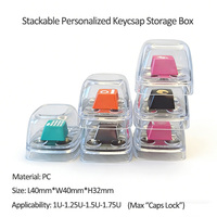 Custom Electroplated Square Metal Keycap for Mechanical Keyboard Accessories UV Printed OEM Design