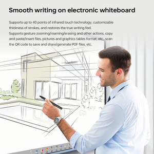 Riotouch OEM RK3588交互式面板智能屏幕交互式白板学校教学智能板 - Product Image 4