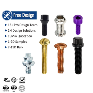 <span class=keywords><strong>Boulon</strong></span> d'entraîneur à fente en laiton M6 noir fini trou traversant pneu goujon creux poteau latéral batterie boulons et écrous à tête de bride à 12 points - Product Image 1