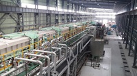 Ligne de décapage continu semi-automatique haute capacité et robuste pour machines métallurgiques