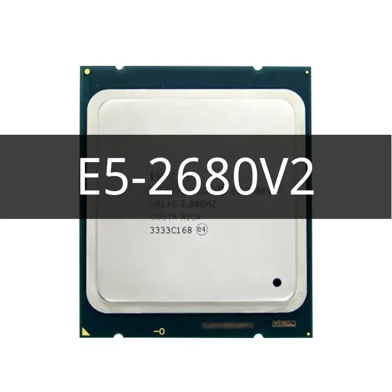 Xeon E5-2680v2 E5 2680v2 E5 2680 v2 2.8 GHz दस-कोर बीस-धागा सीपीयू प्रोसेसर 25M 115W एलजीए 2011