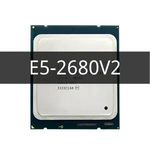 Xeon E5-2680v2 E5 2680v2 E5 2680 v2 2.8 GHz on çekirdekli yirmi iplik CPU işlemci 25M 115W LGA 2011