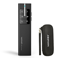 Télécommande Air Mouse à bas prix avec pointeur laser rouge 2,4 GHz sans fil pour présentations professionnelles et annotations d'écran