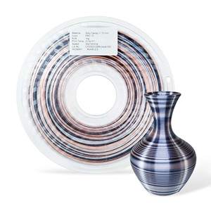 Filamento PLA HELLO3D Effetto Seta Arcobaleno <span class=keywords><strong>Cindy</strong></span> 1.75mm per Stampante 3D FDM 1kg Tolleranza +/-0.02mm Direttamente dalla Fabbrica - Product Image 4