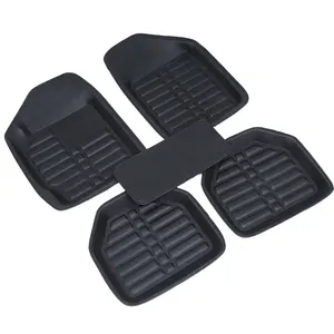Manufacturer Hot sale handmade Professional Cool Style multiple color high quality Leather set car floor mats