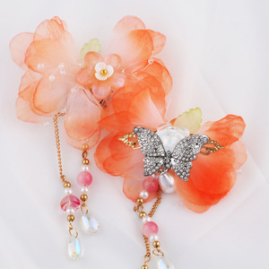 Nuevas Cuentas Grandes <span class=keywords><strong>con</strong></span> Forma <span class=keywords><strong>de</strong></span> Flor y Borla Coloridas para Ropa 2024 - Product Image 4