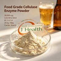 JULYHEALTH fournit de l'enzyme cellulase 20000U/G, CAS 9012-54-8, poudre d'enzyme cellulase de haute qualité