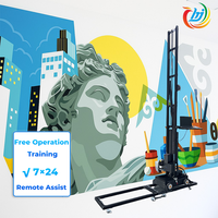 Impresora de pared vertical ecológica, decoración del hogar, obras de arte, impresora UV