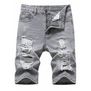 <b>Men's</b> Classic Jeans Shorts Cotton <b>Stretch</b> Casual Mid Waist Multi Pocket Button Zip Summer Everyday Wear <b>Men</b> Jeans Shorts - Product Image 1