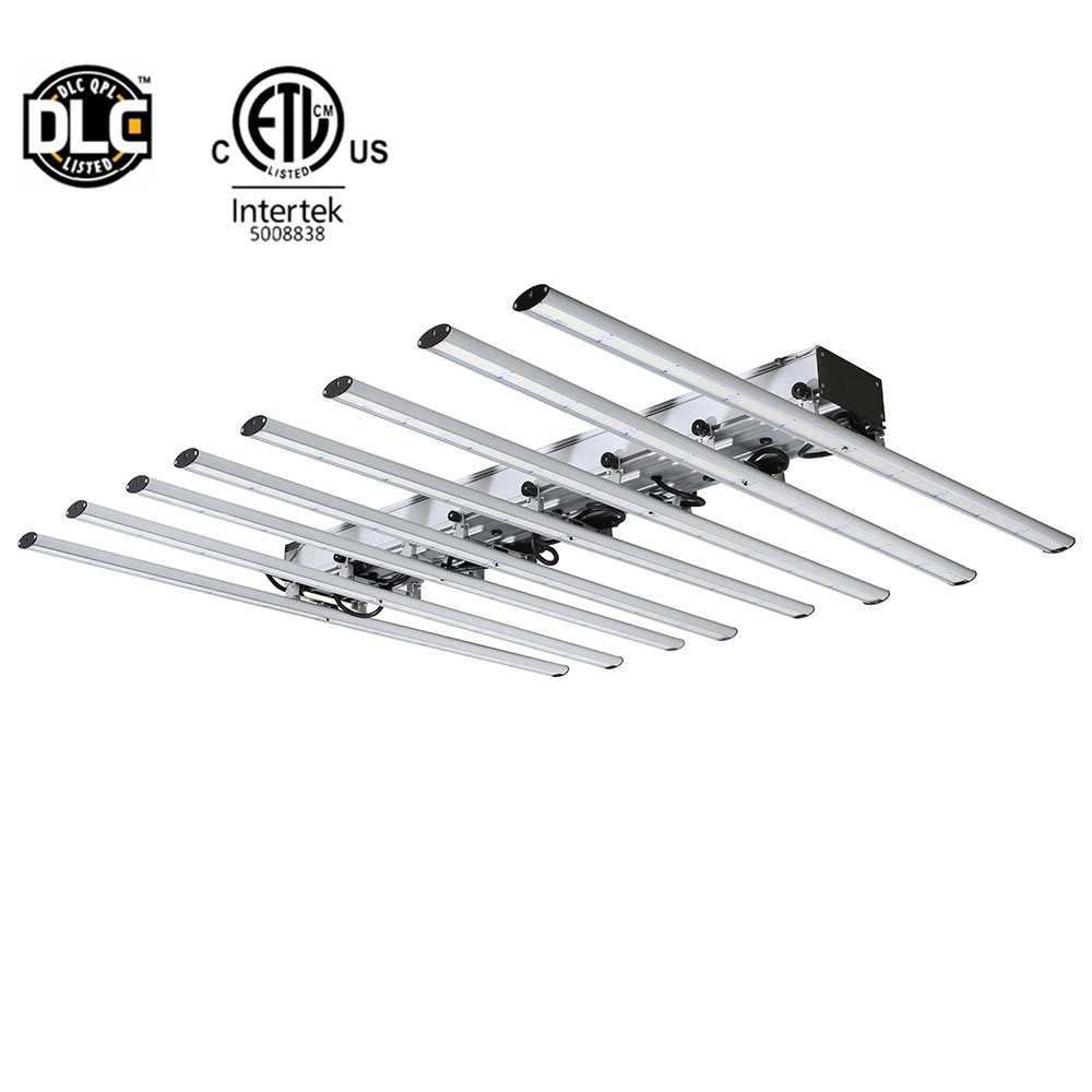 ETL Cuerpo de aluminio LED Planta ajustable Microgreens Lechuga hidropónica Espectro completo Led Grow Light 640W