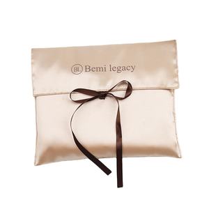 Bolsa de embalaje pequeña de satén liso rojo al por mayor para comercio electrónico y negocios minoristas - Product Image 3