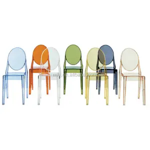 Gartenparty Bankett Plastiks tuhl billig Acryl Ghost Chair