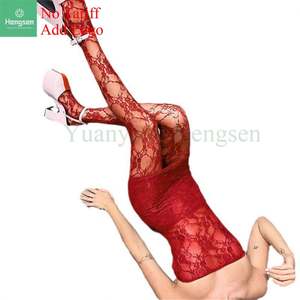 Offre Spéciale nouveau Style femmes Sexy Royal <span class=keywords><strong>soeur</strong></span> Style dentelle gros seins robe serrée et bas ensemble - Product Image 2