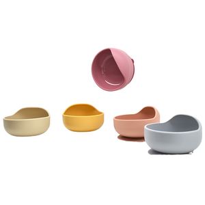Tazón de Silicona de Grado Alimenticio EN71 100% para Mezclar Ensaladas, Frutas y Sopas para la Cena del Bebé - Producto para la Cena de los Niños - Product Image 1
