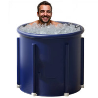 Baignoire Pliable de Gros pour Usine, Baignoire Spa Portable Pliante Écologique 70x65cm pour Adultes, Verte