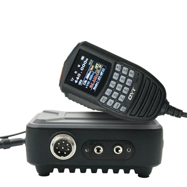 QYT KT-WP12 25W 200 Channel VHF UHF 144-148 MHz/430-440 MHz Dual Band Car Radio Transceiver