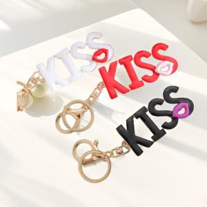 Llavero de Metal de Alta Calidad con Diseño de Labios de Dibujos Animados, Pequeño Regalo, Llavero de Moda con Diseño de Labios - Product Image 1
