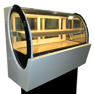 Petite vitrine réfrigérée rotative pour gâteaux, personnalisable, en verre, directement du fabricant - Product Image 3