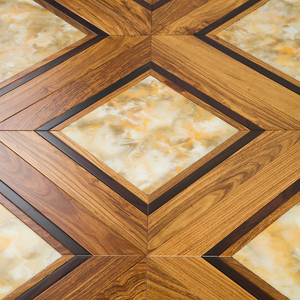 Pisos de Parqué de Madera de Olmo Multicapa de 15 mm, Resistentes al Fuego, con Acabado Cepillado Tradicional, Grado ABC, ISO9001, para Almacenamiento y Armarios - Product Image 2