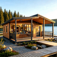 Casa Contenedor Plegable Prefabricada Barata de China, de 20, 30 y 40 Pies, Expandible, con Baño, Precio de Fábrica