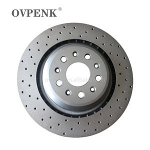 Disco de Freno Trasero Perforado Dacromet para <span class=keywords><strong>Maserati</strong></span> Ghibli Sq4 <span class=keywords><strong>Quattroporte</strong></span> <span class=keywords><strong>Gts</strong></span> <span class=keywords><strong>2014</strong></span> 2015 2016 OEM 670031597 67004008 670004018 - Product Image 1