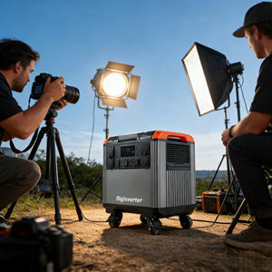 Generador Solar Todo en Uno de 5000W, Listo para Usar, Estación de Energía Portátil LiFePO4 para Acampar al Aire Libre y Emergencias - Product Image 5