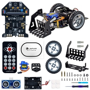 Lafvin <span class=keywords><strong>microbit</strong></span> ชุดเครื่องมือช่างตักรถอัจฉริยะมีรายละเอียดการสอนโดยไม่มีแผงไมโครบิตโครงการหุ่นยนต์สำหรับไมโครบิต - Product Image 1