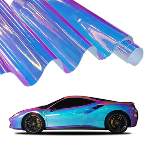 <span class=keywords><strong>Film</strong></span> <span class=keywords><strong>de</strong></span> protection automobile holographique chromé arc-en-ciel <span class=keywords><strong>de</strong></span> haute qualité, PVC PET 1,52x18M, autocollants <span class=keywords><strong>de</strong></span> voiture changeant <span class=keywords><strong>de</strong></span> couleur - Product Image 2
