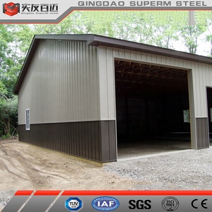 Structure en acier léger multi-usage Maison préfabriquée <span class=keywords><strong>Garage</strong></span> voiture double <span class=keywords><strong>porte</strong></span> Carport Camion Parking Entrepôt avec design - Product Image 2