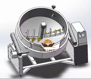 Marmite de cuisson industrielle à double enveloppe gaz/électrique - Idéale pour la préparation de Khoya/Mawa - Chauffage uniforme, antiadhésive, pour la Malaisie et Singapour - Product Image 3