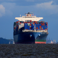 Service d'expédition maritime FCL fiable de la Chine vers l'Égypte, porte à porte, avec livraison rapide, assistance 24h/24 et 7j/7, options DDU/DDP