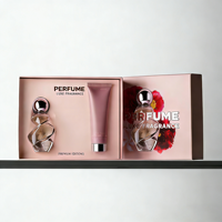 Scatola Regalo Personalizzata per Set di Profumi e Lozioni per il Corpo, Confezione Stampata con Inserto per Combo di Fragranze, Scatola di Carta OEM all'Ingrosso