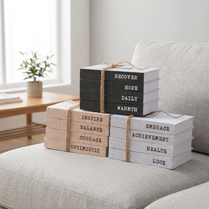 Premium Strukturierte Kunstleder-Bücher mit Individuellem Slogan-Druck für Kommerzielle Raumgestaltung, Ausstellungsdekoration, Dummy-Bücher - Product Image 6
