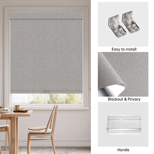 SAMADHI Customized Modern Design Sun <b>Shade</b> Cordless Manual Roller Blinds for <b>Windows</b> - Product Image 4