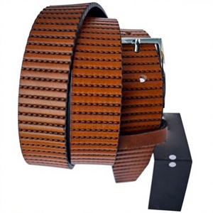 BS INTERNATIONAL Vintage Style Cow Hide Leather Pin Buckle <b>Belt</b> Steel Heavy Duty Durable Heat-Transfer Printing Eco-Friendly - Product Image 4