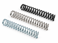 Ressort de compression long sur mesure, ressort hélicoïdal, nickelé, oxyde noir, pour valve de pompe, diamètre du fil 0,1-8,0 mm, OEM