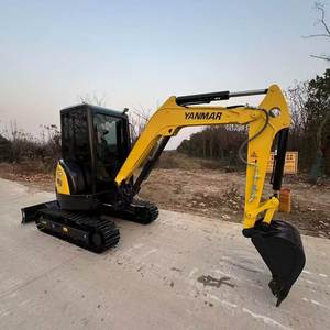 รถขุดขนาดเล็ก 3.5 ตัน มือสองจากญี่ปุ่น ยี่ห้อ Yanmar รุ่น VIO35 ระบบไฮดรอลิก แบบตีนตะขาบ พร้อมเครื่องยนต์และเกียร์ ได้รับการรับรองมาตรฐาน CE พร้อมอุปกรณ์ขุดเจาะ - Product Image 2