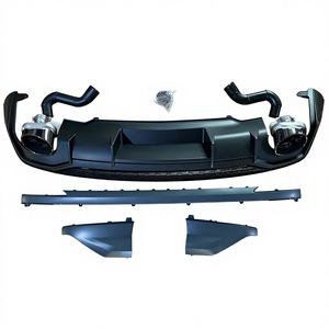 Adaptateur de tuyau d'échappement OLIVER pour Audi <span class=keywords><strong>Q3</strong></span>, lèvre arrière modifiée, modèle 19-23, version Sport <span class=keywords><strong>RS</strong></span> <span class=keywords><strong>Q3</strong></span> - Product Image 1