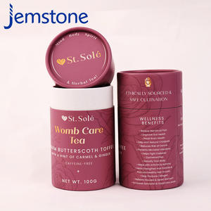 Proveedores experimentados logotipo impreso personalizado círculo papel puede regalo tubo de papel embalaje - Product Image 4