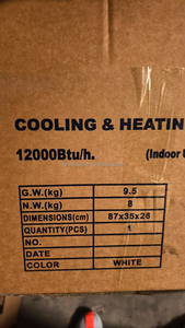 เครื่องปรับอากาศแบบติดผนัง HUTLLOM รุ่น Split Type Heat-Pump ขนาด 12000BTU ดีไซน์บางเฉียบ เสียงเบา โหมดสุญญากาศ ดีไซน์แบบแยกส่วน - Product Image 4