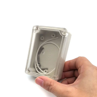 115*90*55mm petit couvercle Transparent boîtier de boîtier étanche boîte de commutation de bouton extérieur boîtier PC boîtier ABS boîte de jonction