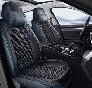 Arabalar için Lüks Deri Koltuk Kılıfları, Nefes Alabilen ve Su Geçirmez, Ön ve Arka Koltuklar için Bel Desteği ile - Product Image 6