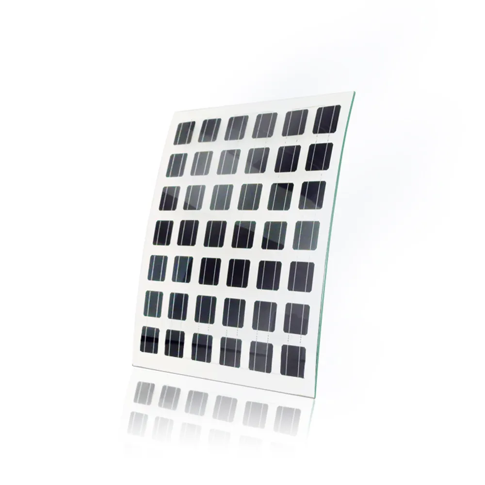 RIXIN 310W trasparente bipv pannello solare serra 250w bipv trasparente pannello solare bipv modulo con alta efficienza