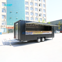 Camp Container Restaurant Met Keuken Ijs Trailer Mobiele Food Truck Mobiele Keuken Container