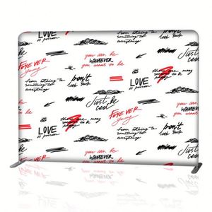 Mur d'affichage personnalisé en alliage d'aluminium, extensible, pour salon professionnel, impression numérique, présentoir de marque - Product Image 4