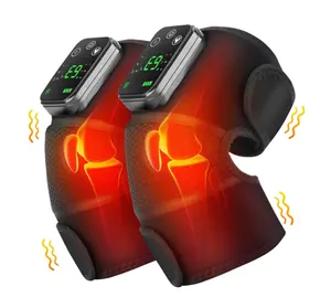 Multifunktion aler beheizter Vibrationsgelenk-Massage gürtel Smart Hot Com press Knie-Entspannungs massage gerät